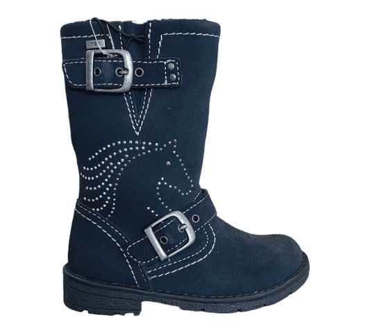 LURCHI Kinder Winterstiefel in Leder mit Reißverschluss