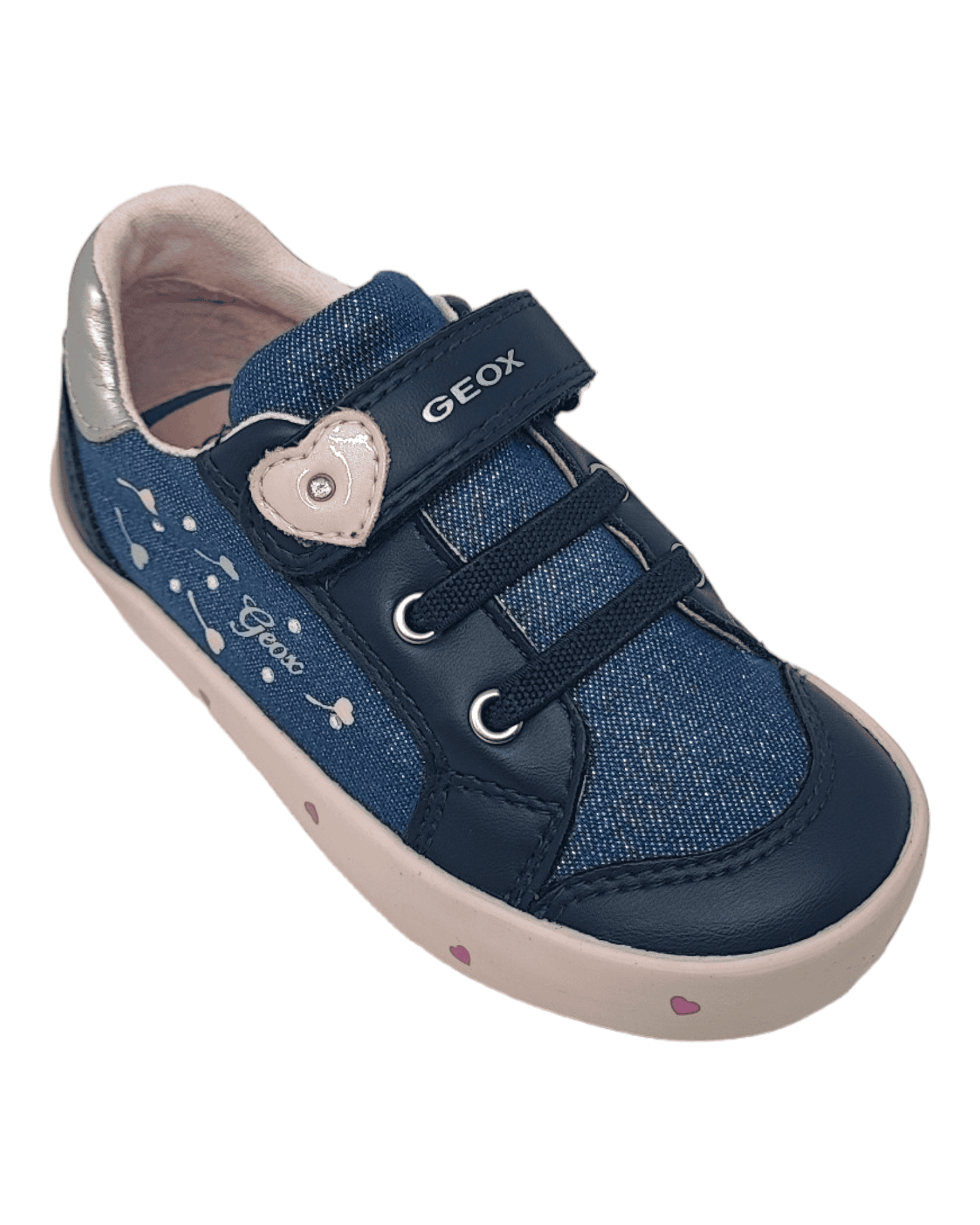 GEOX B KILWI GIRL D Kinder Sneaker mit Klettverschluss