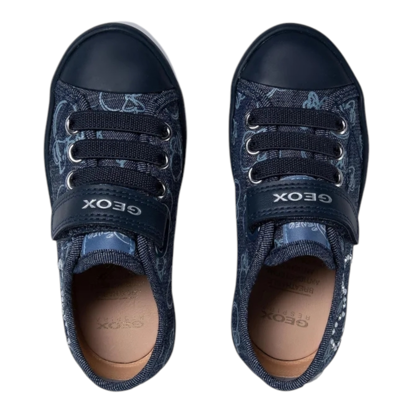 GEOX JR CIAK GIRL J Kinder Sneaker mit Klettverschluss