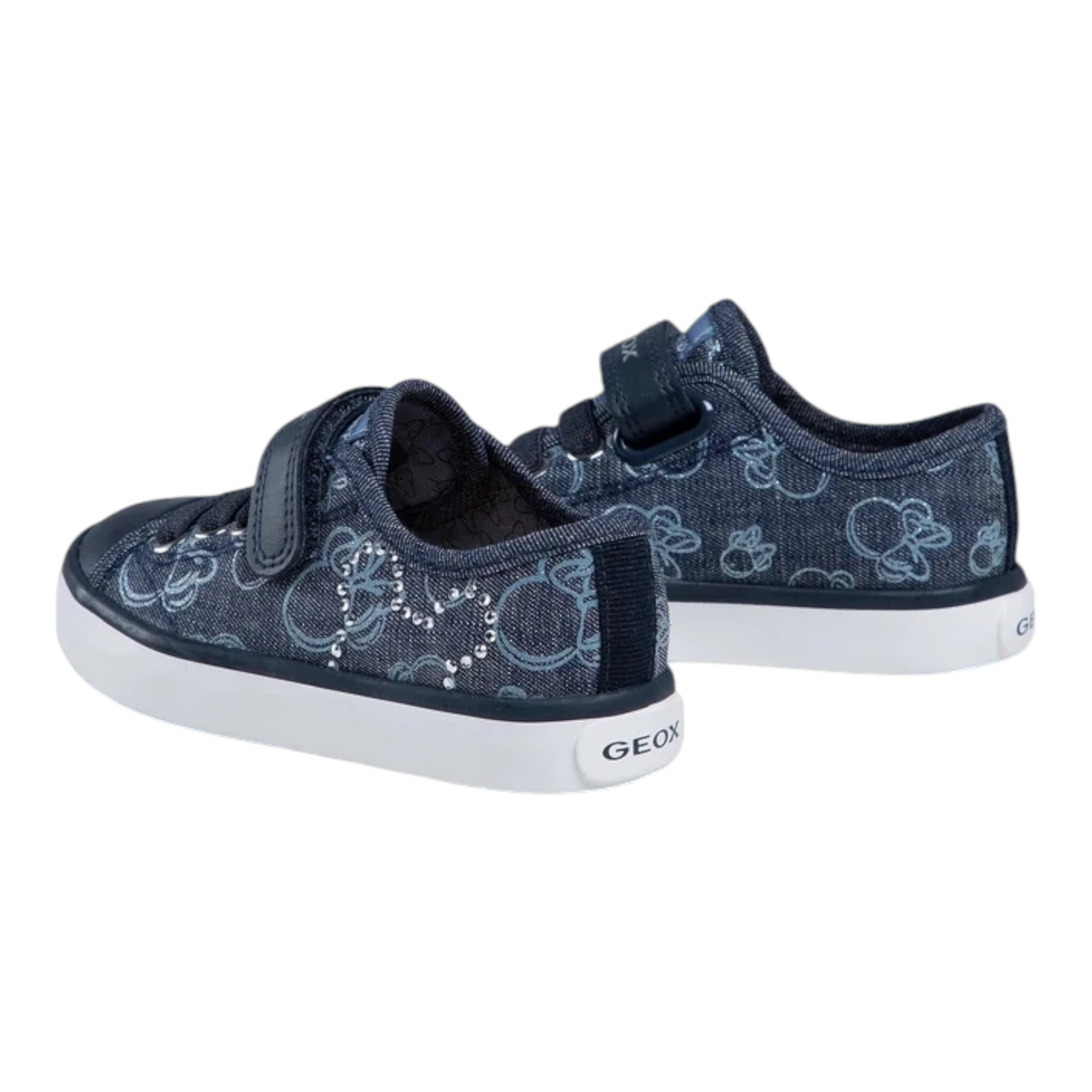 GEOX JR CIAK GIRL J Kinder Sneaker mit Klettverschluss