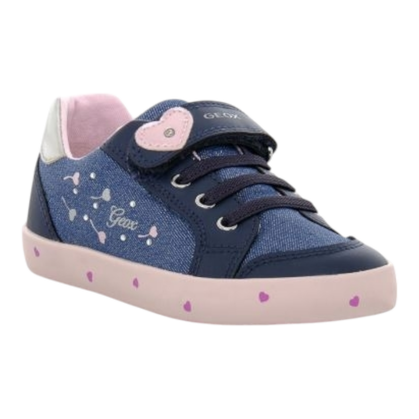 GEOX B KILWI GIRL D Kinder Sneaker mit Klettverschluss