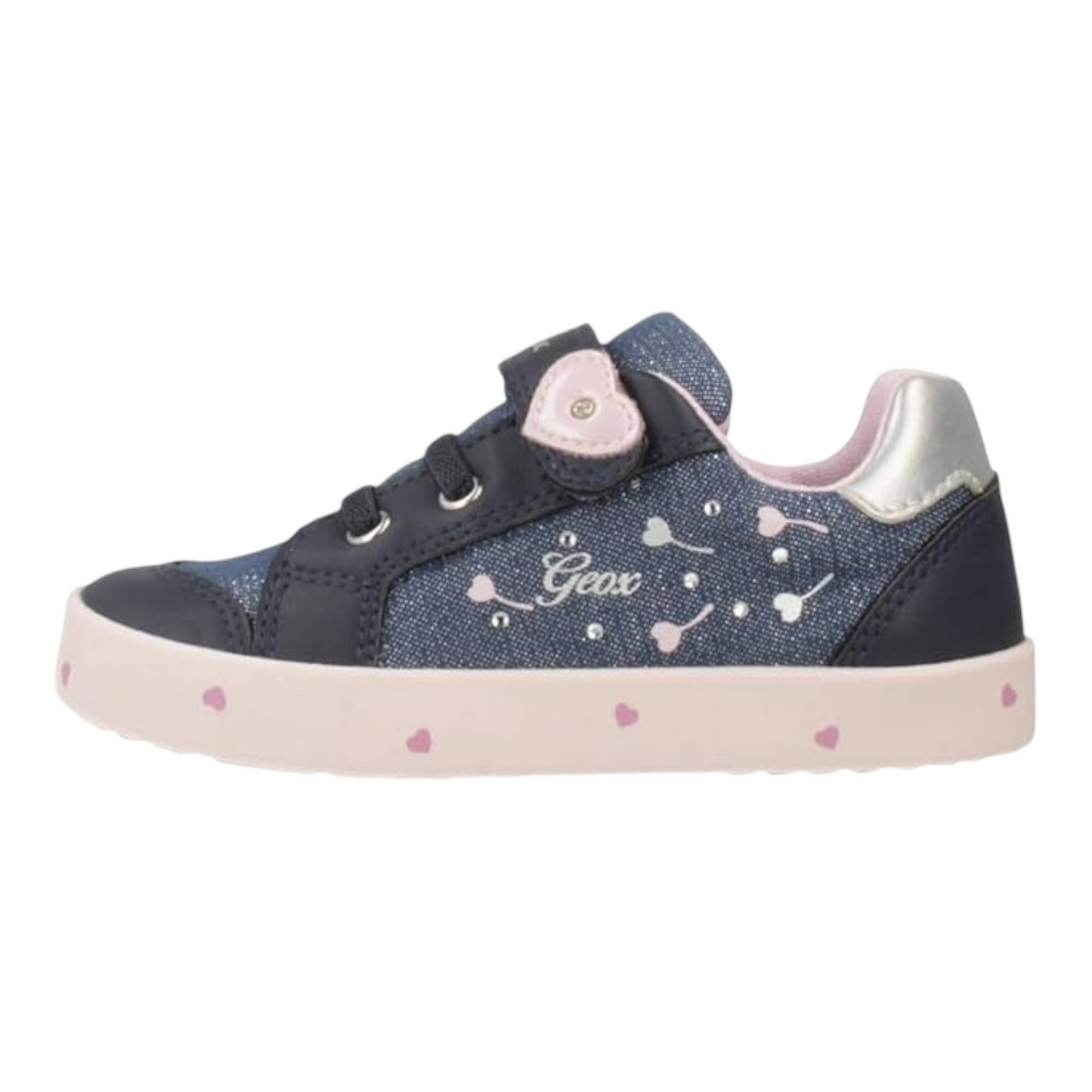 GEOX B KILWI GIRL D Kinder Sneaker mit Klettverschluss