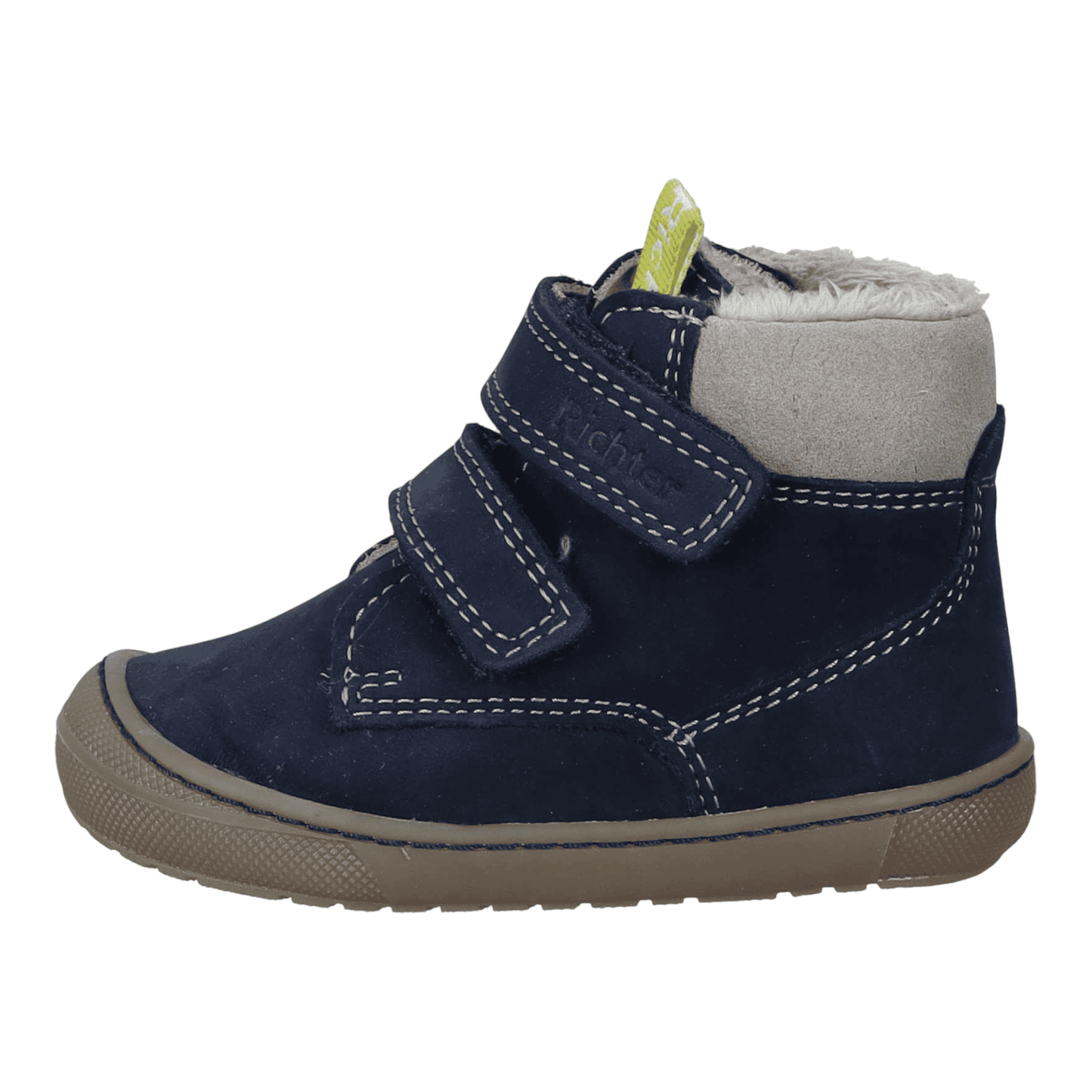 Richter Highsneaker Unisex Marine/Crepes mit Klettverschluss Fütterung