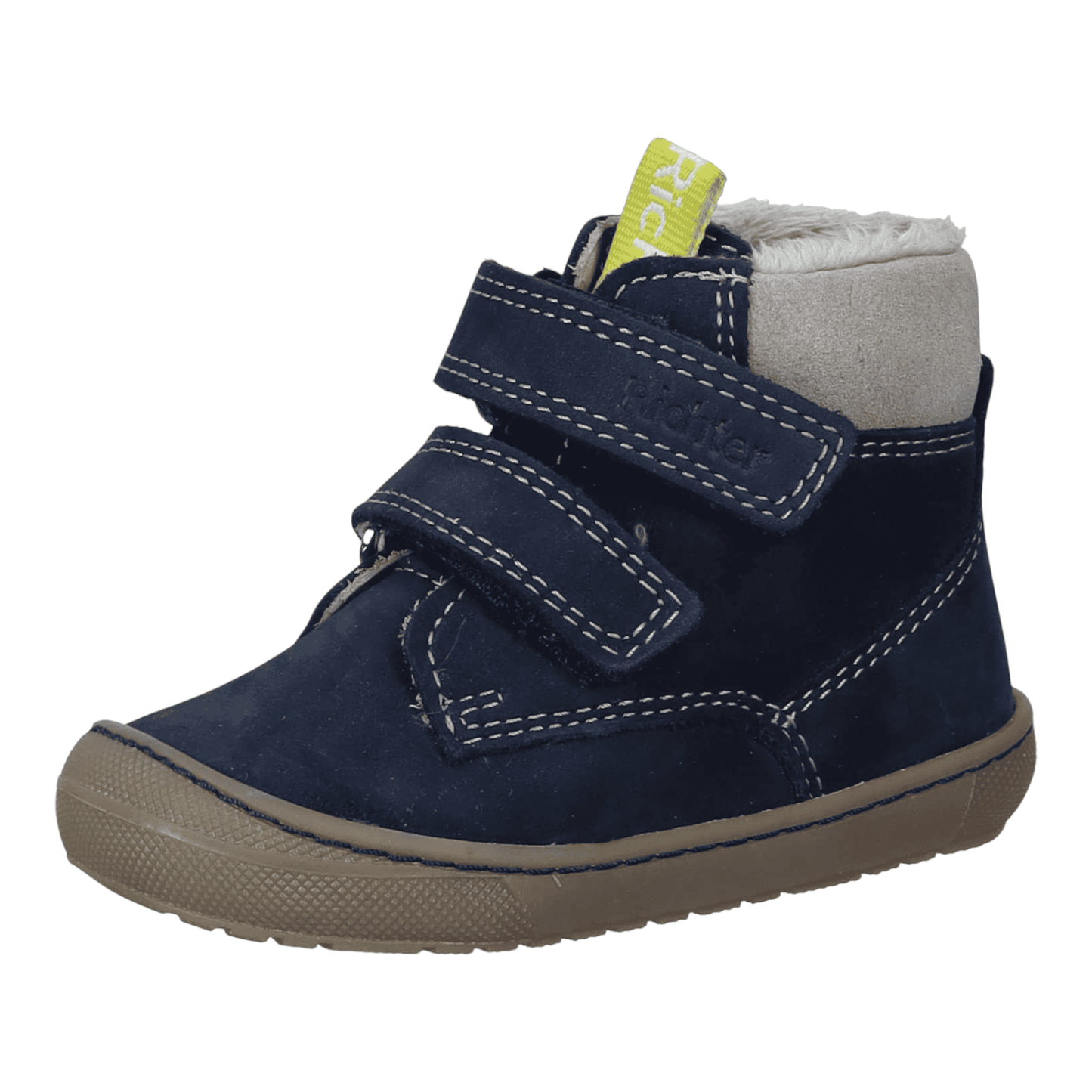 Richter Highsneaker Unisex Marine/Crepes mit Klettverschluss Fütterung