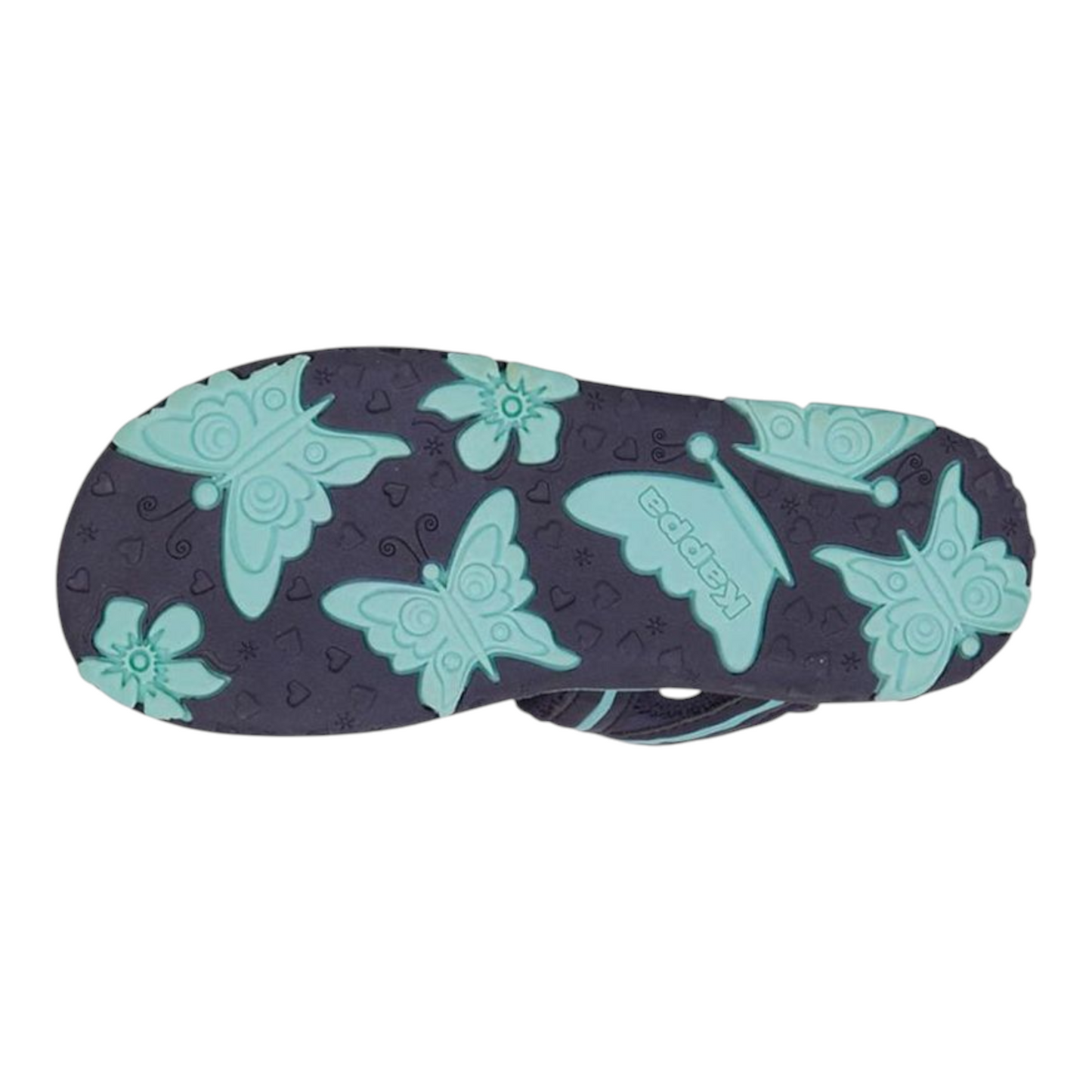 Kappa Sandale Mädchen mit Klettverschluss Navy/Mint Größe 28 Breezy