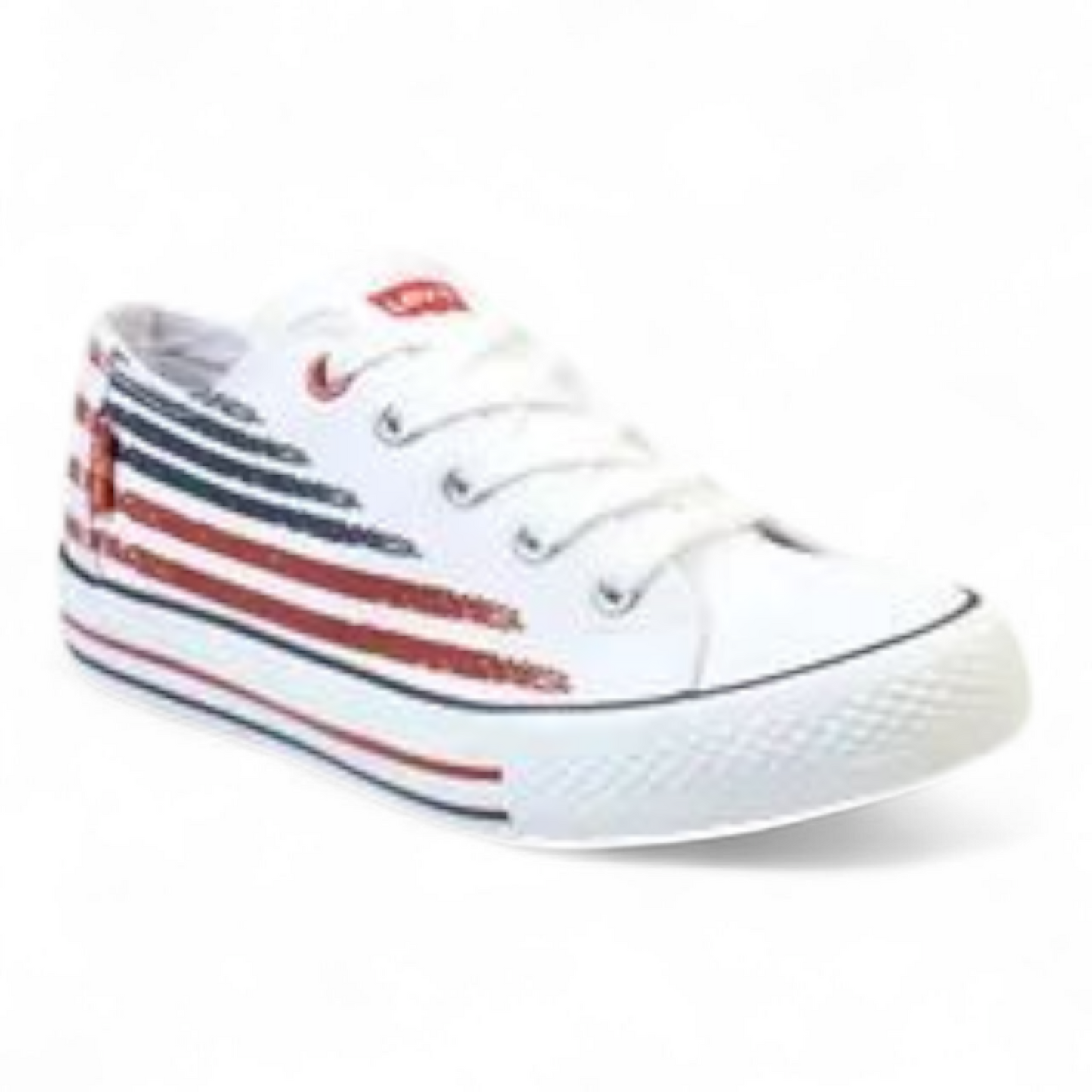 Levis Sneaker Unisex White Stripes