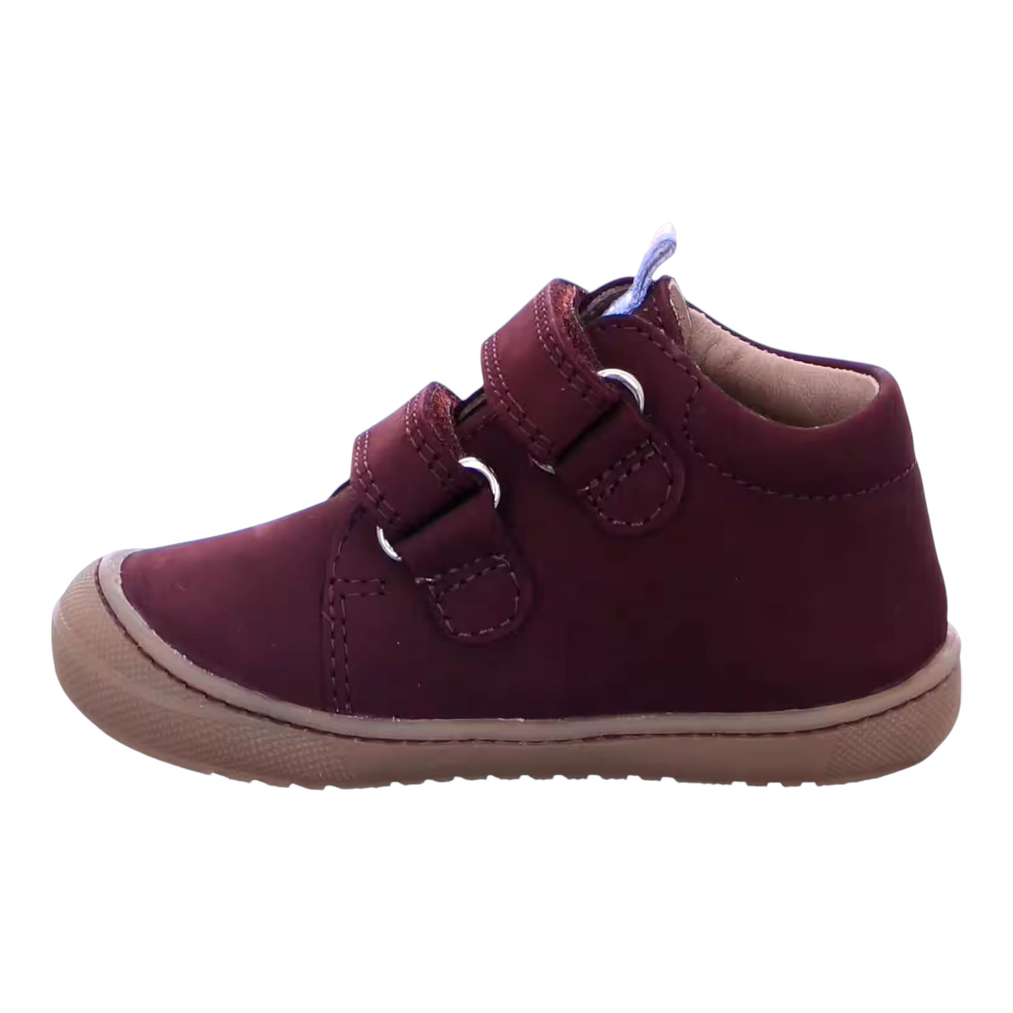 Richter Lauflerner Unisex Bordo mit Klettverschluss in Leder