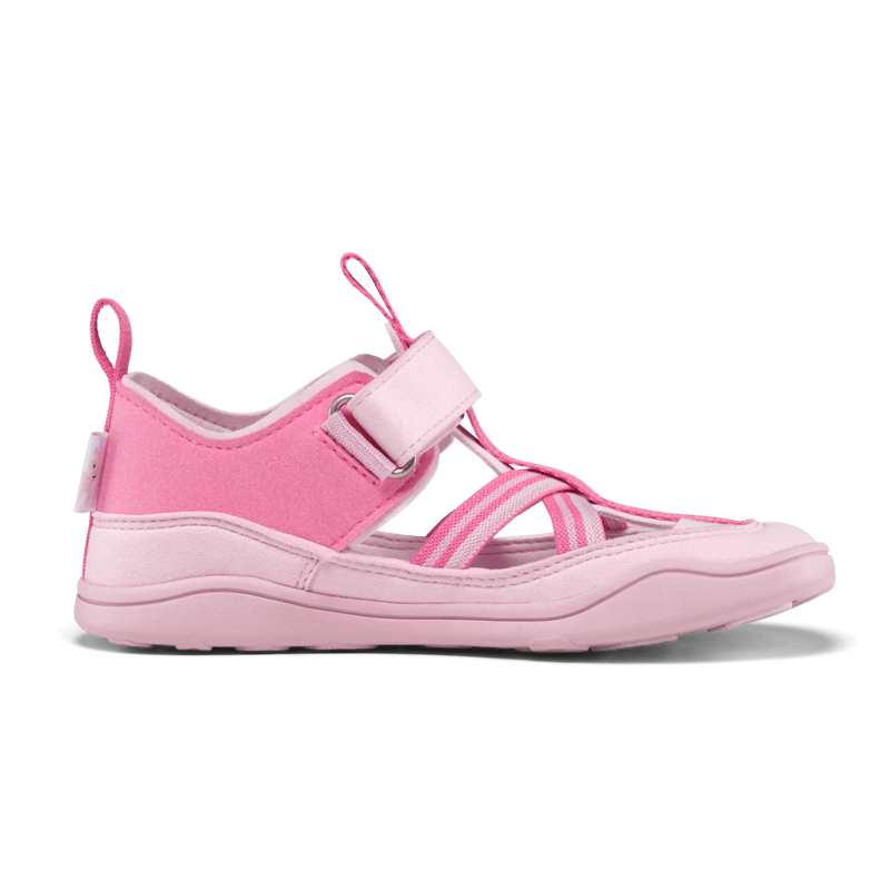 Affenzahn Barfußschuh Sandale Mädchen mit Zehenschutz Rosa Größen 22-30