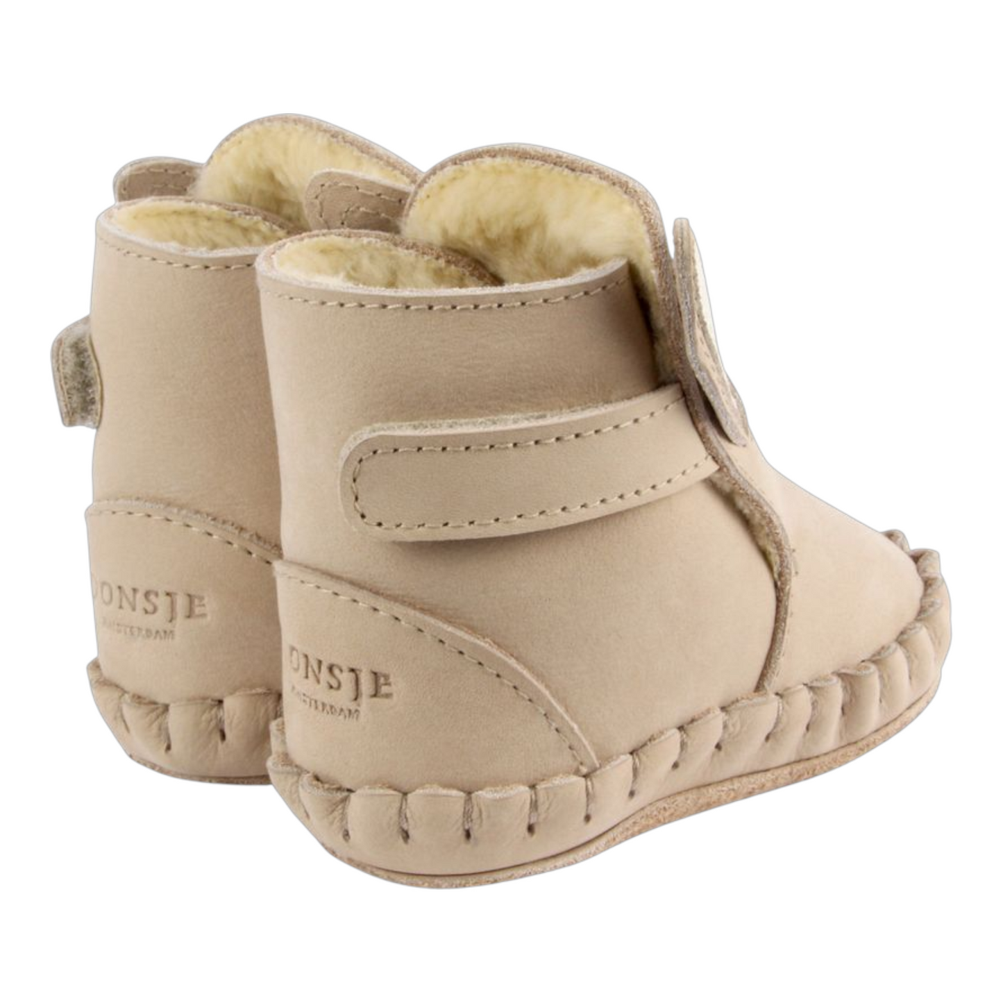 Donsje Kapi Classic Booties | Bunny | Taupe Nubuck
