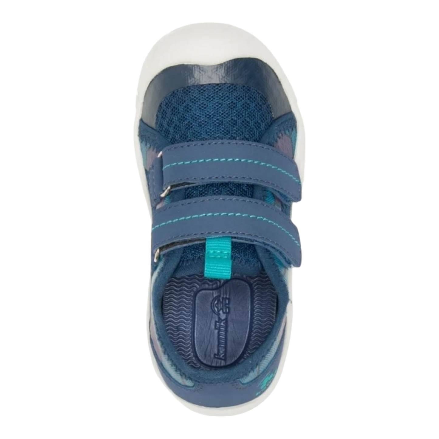 Kamik Outdoor Sneaker Unisex mit Klettverschluss Navy/Teal Größen 22-35 Overpress