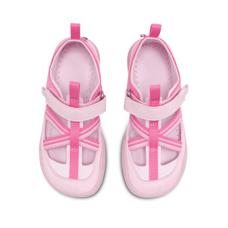 Affenzahn Barfußschuh Sandale Mädchen mit Zehenschutz Rosa Größen 22-30