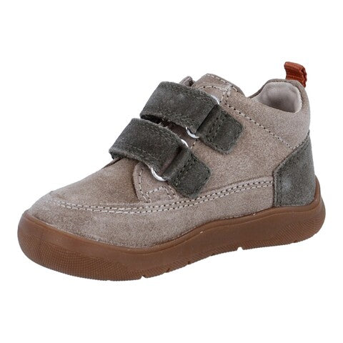 Richter Barfuß Sneaker Unisex Crepe mit Klettverschluss Velour/Glattleder