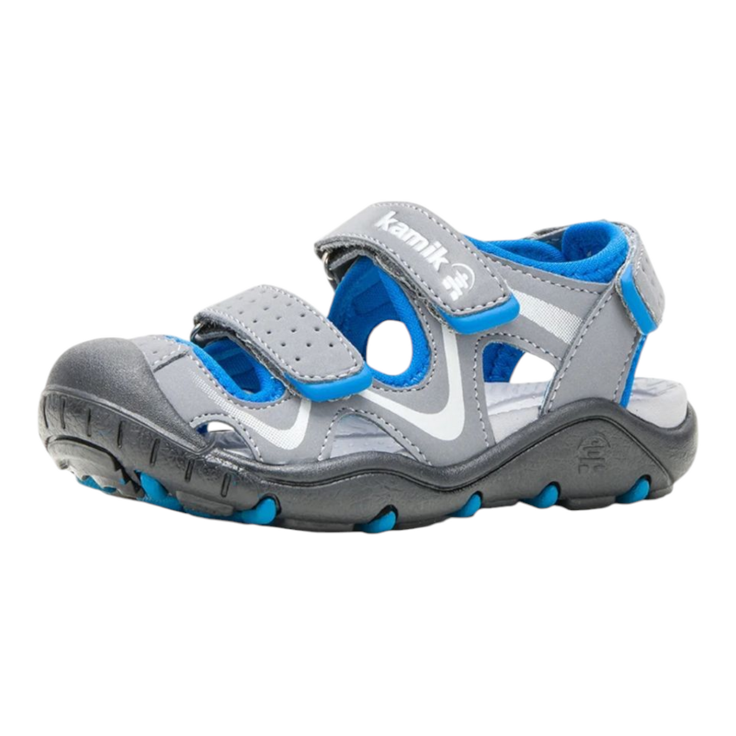 Kamik Sandale Wander Jungen mit Klettverschluss Charcoal Blue Größen 22-37
