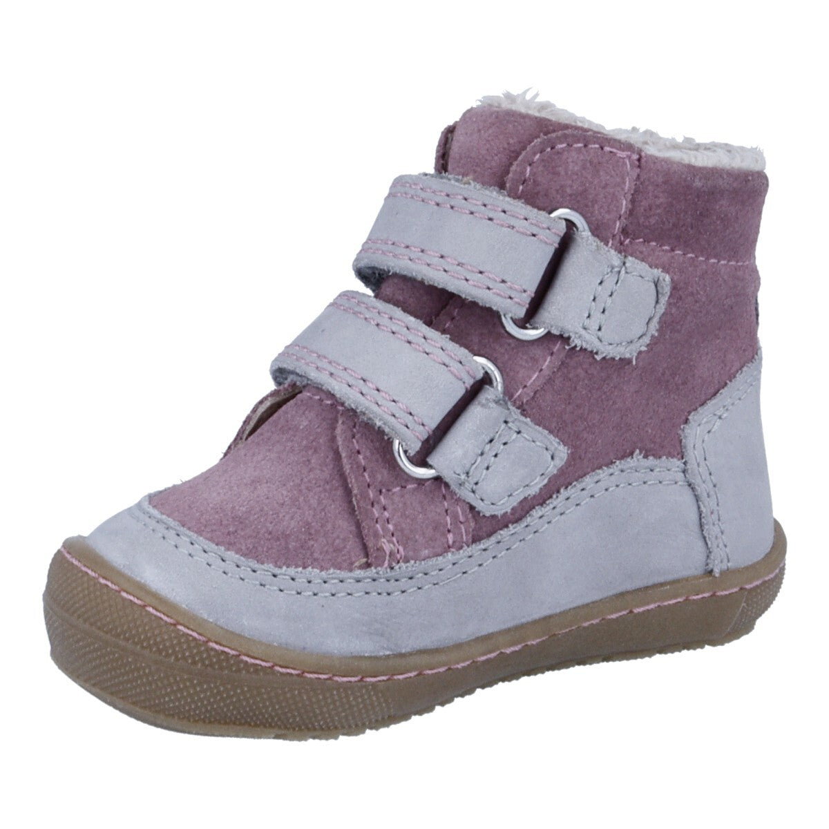 Richter Highsneaker Mädchen Iron/Mauve mit Klettverschluss Fütterung