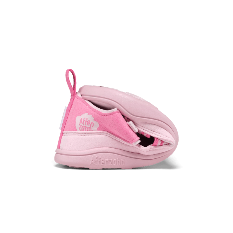 Affenzahn Barfußschuh Sandale Mädchen mit Zehenschutz Rosa Größen 22-30