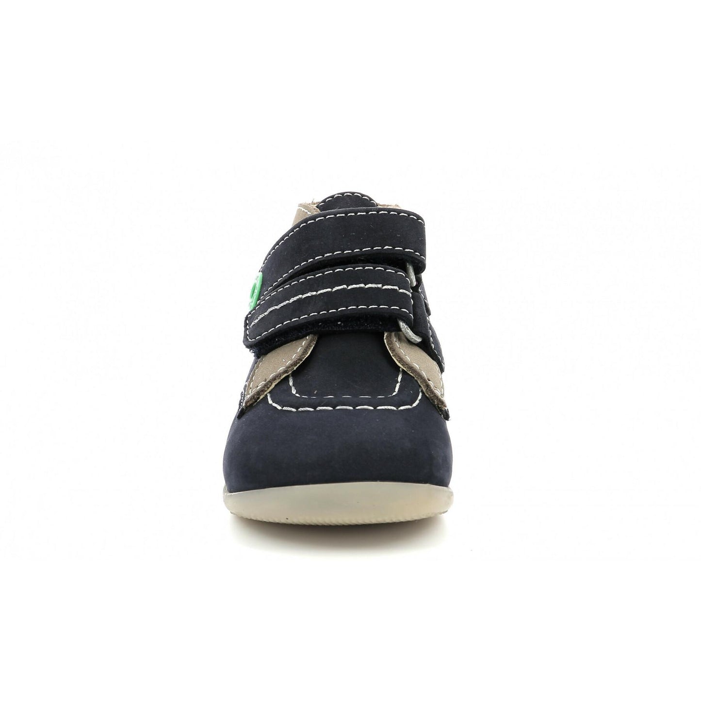 Kickers Halschuh Unisex Marine Kaki Jaune mit Klettverschluss Kinop