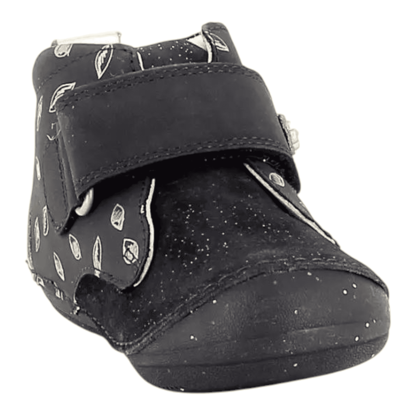 Kickers Halbschuh Mädchen Marine Imprime mit Klettverschluss Sabio