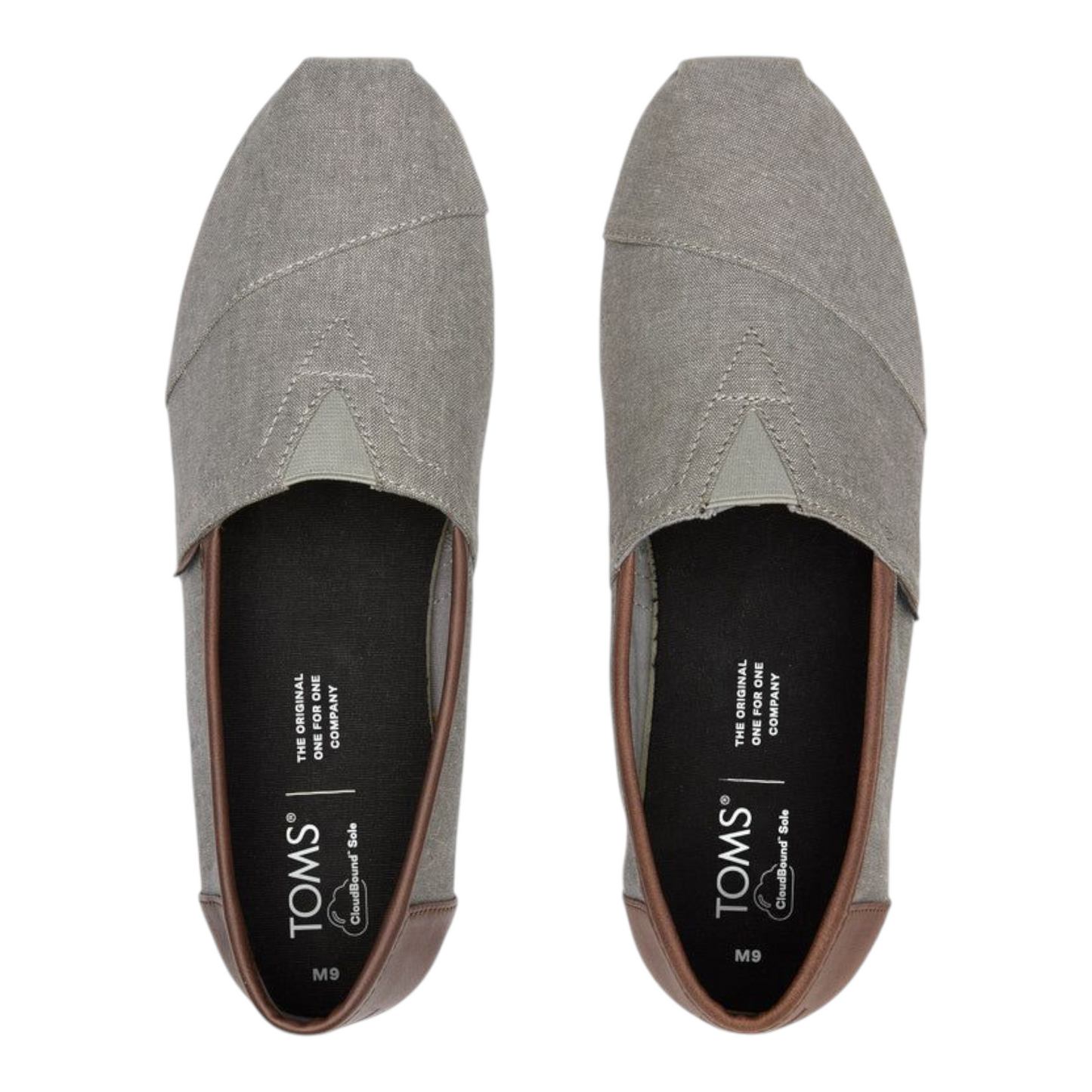 TOMS Kinder Loafer Frost Grey Chambray