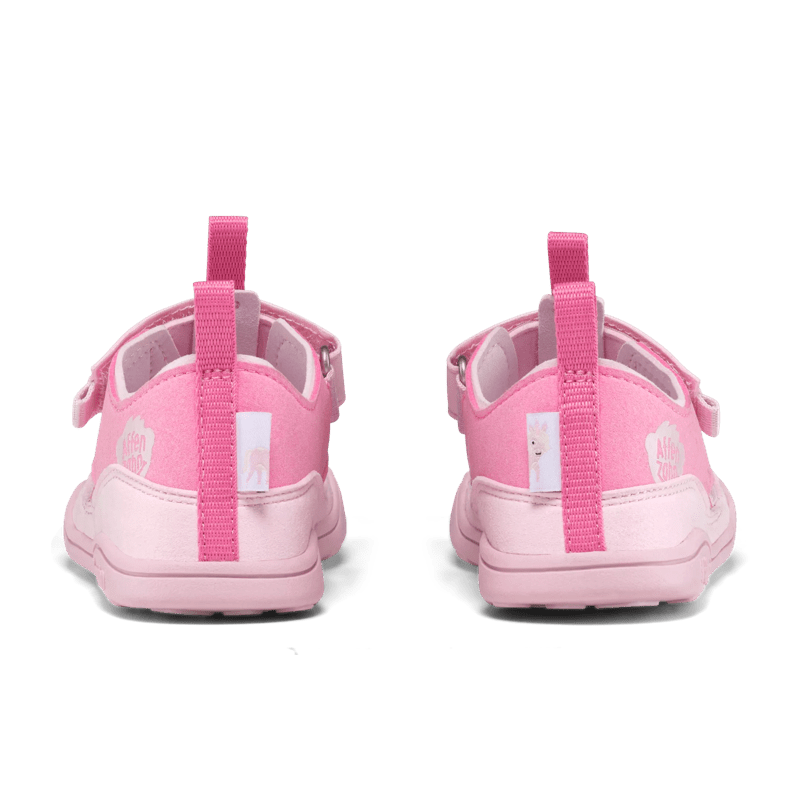 Affenzahn Barfußschuh Sandale Mädchen mit Zehenschutz Rosa Größen 22-30