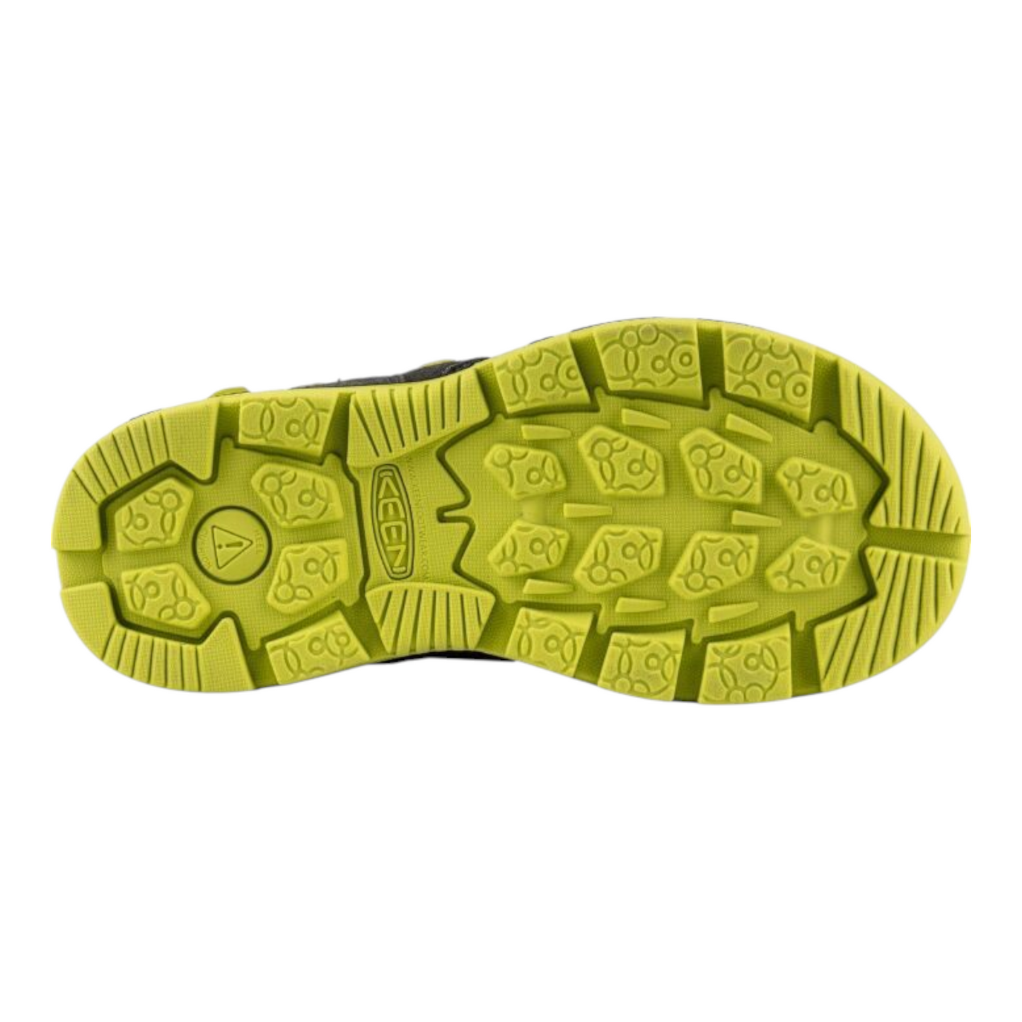 Keen Sandale Jungen Steel Grey/Chartreuse mit Zehenschutz