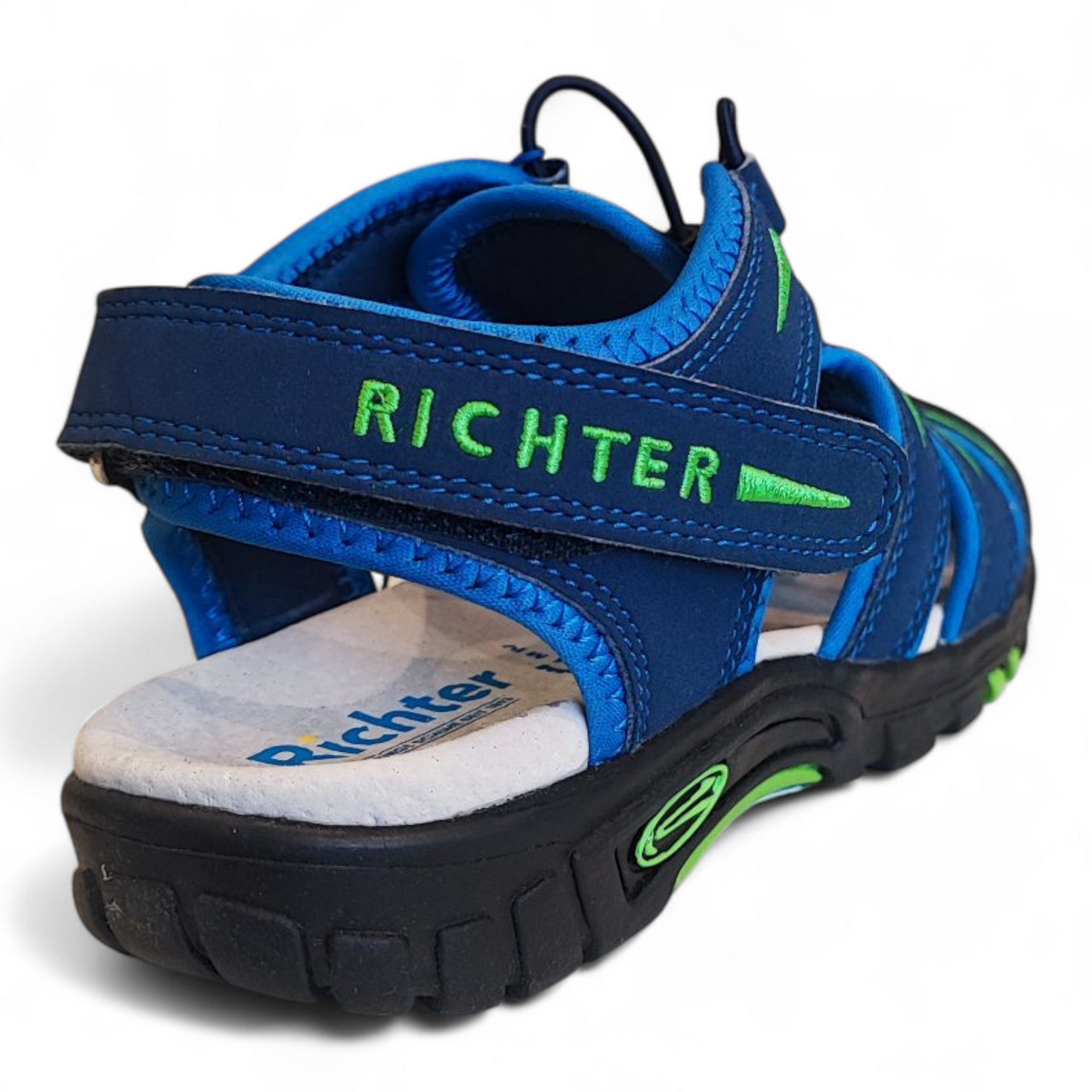 Richter Kinder Trekking Sandale mit Klettverschluss und Zehenschutz