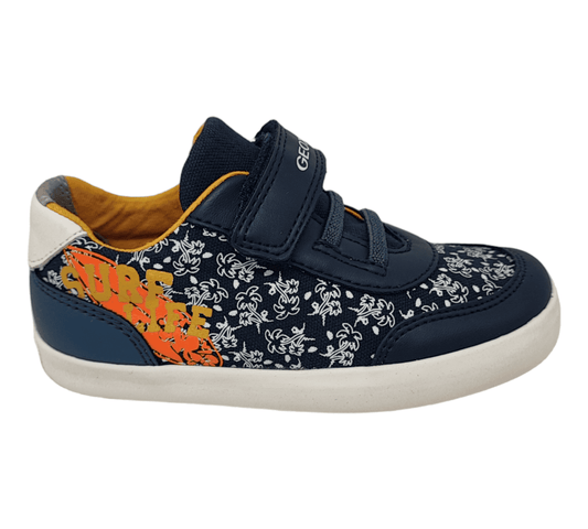 GEOX Kinder Sneaker in Stoff mit Klettverschluss