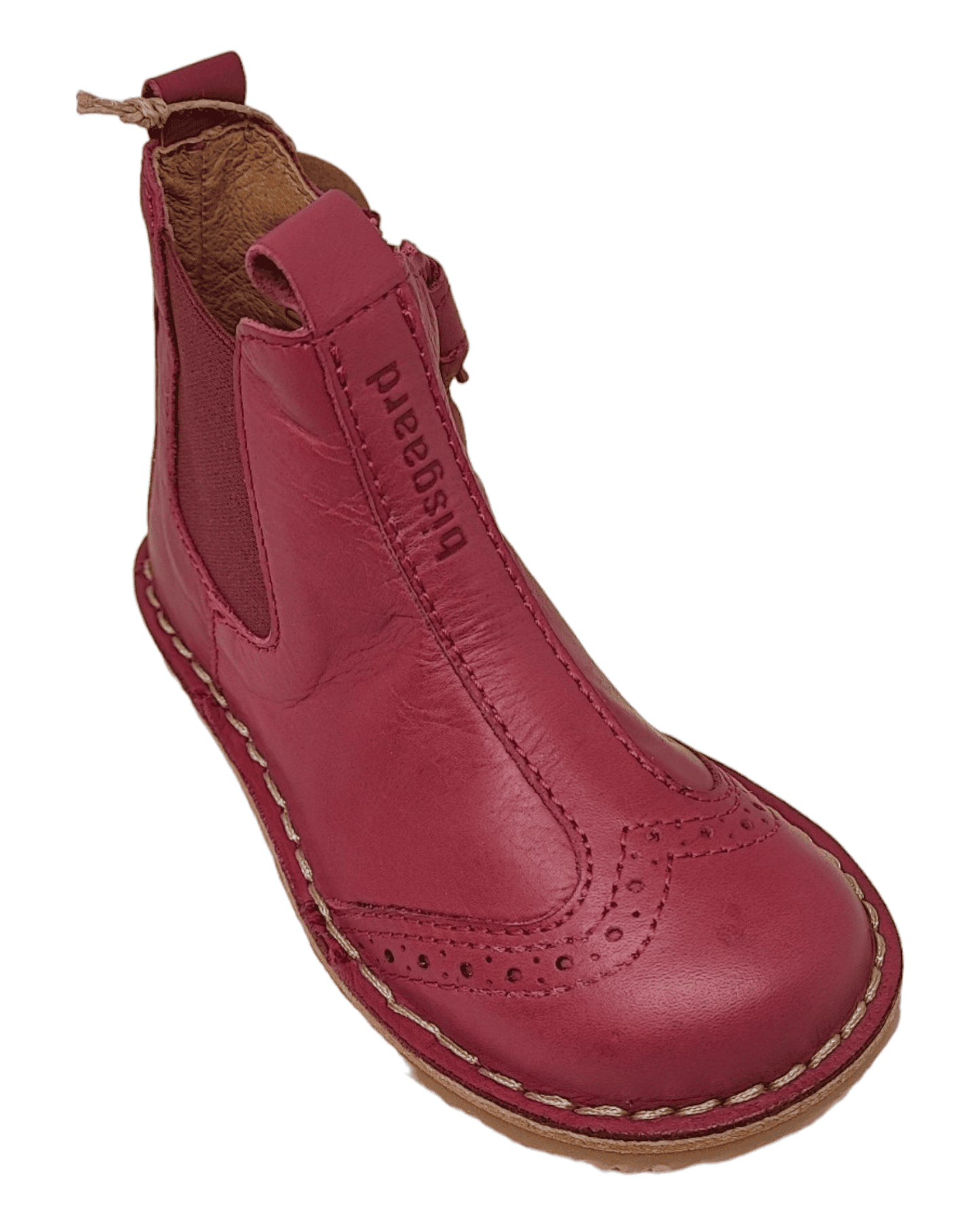 BISGAARD Kinder Pull On Bootie in Leder mit Reißverschluss