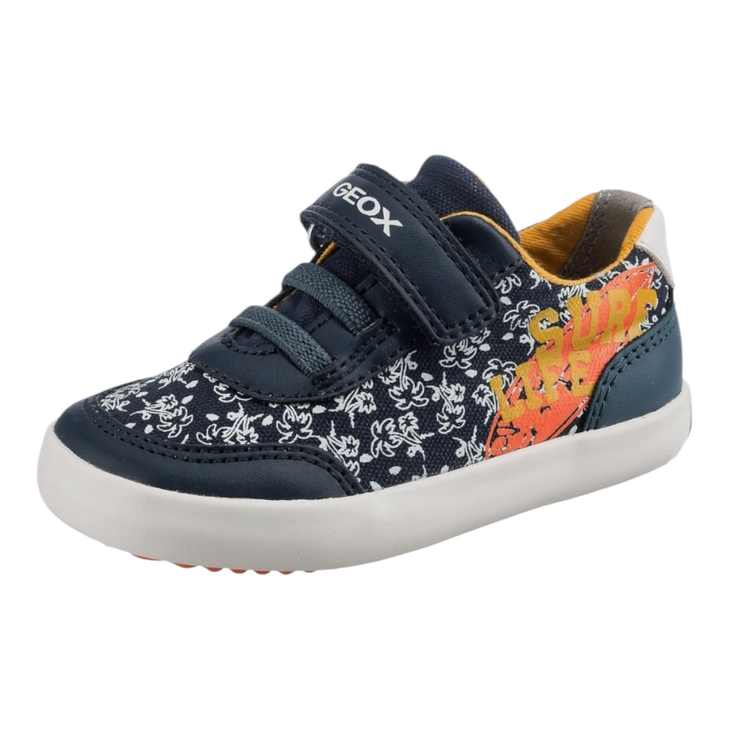GEOX Kinder Sneaker in Stoff mit Klettverschluss