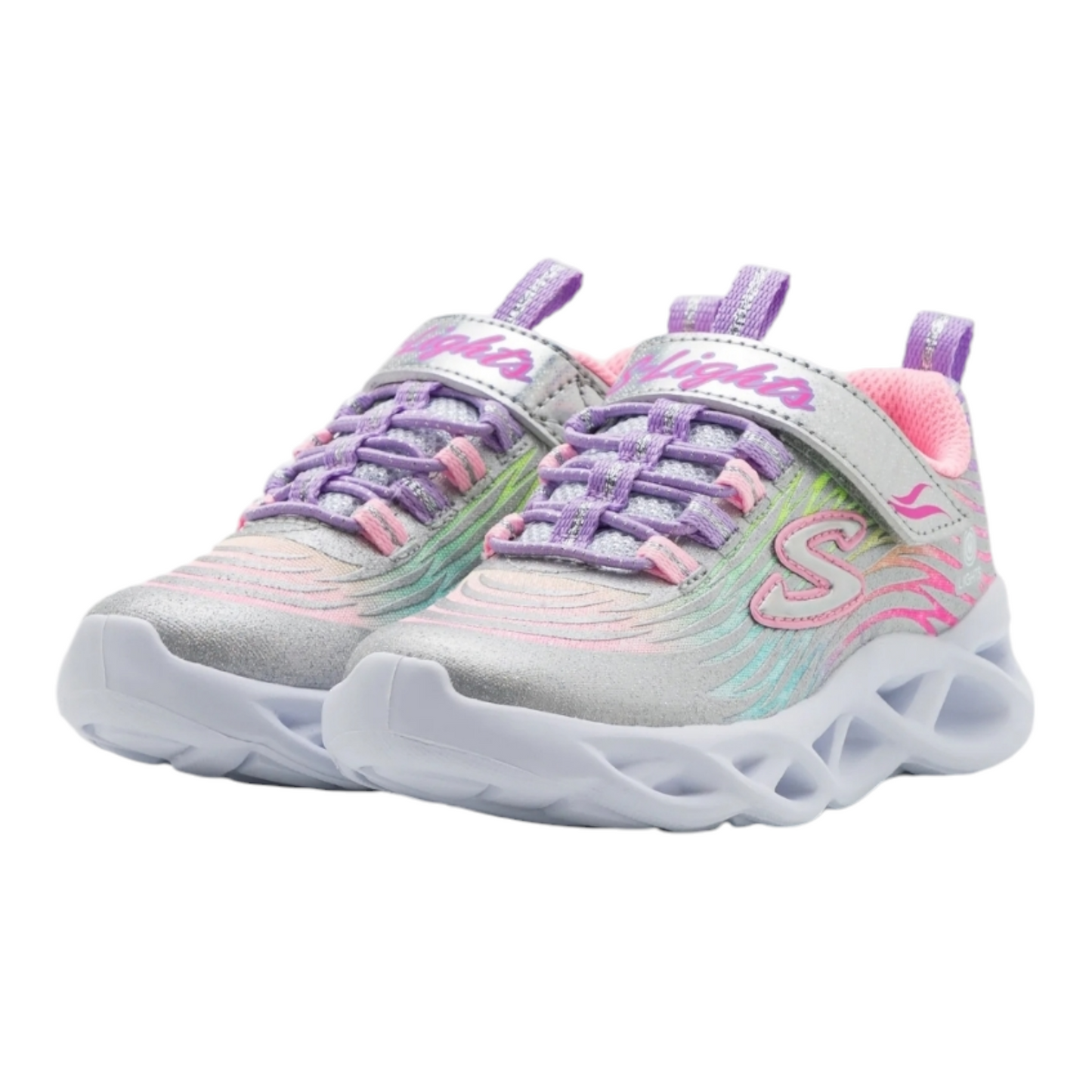 SKECHERS Mystical Bliss Sneaker mit Klettverschluss und Flashlights