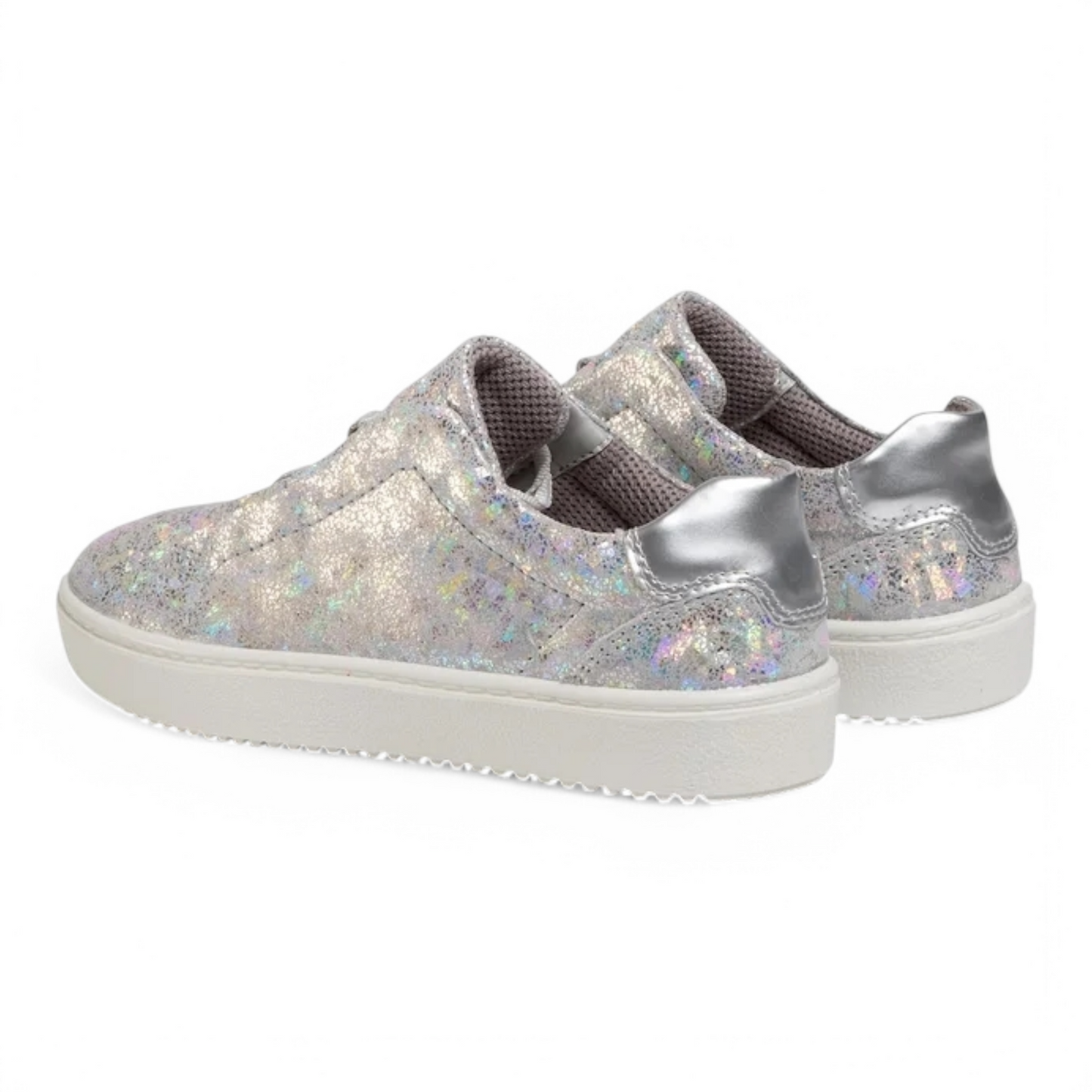 SUPERFIT Kinder Sneaker metallic Silber