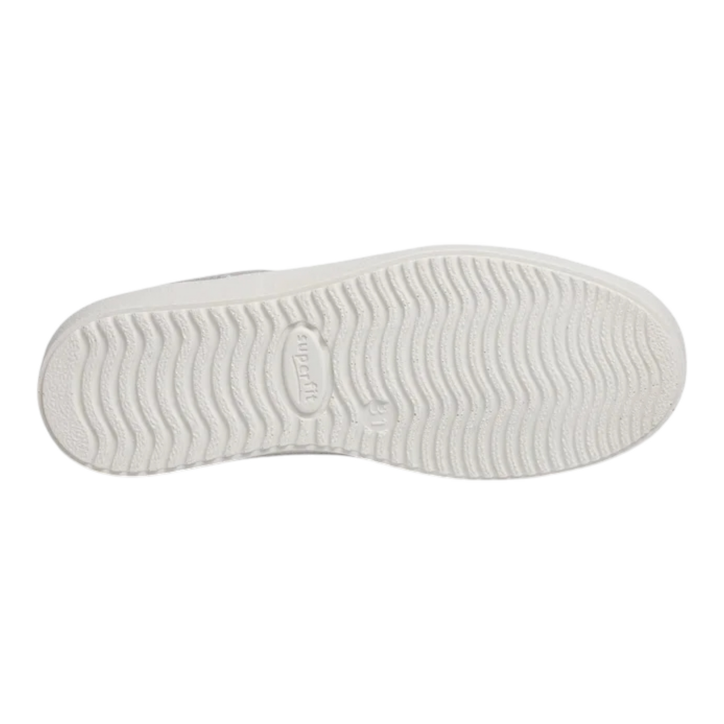 SUPERFIT Kinder Sneaker metallic Silber
