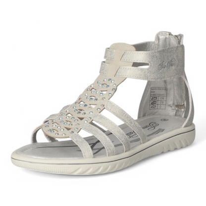 Tom Tailor Sandale Mädchen mit Klettverschluss Silber