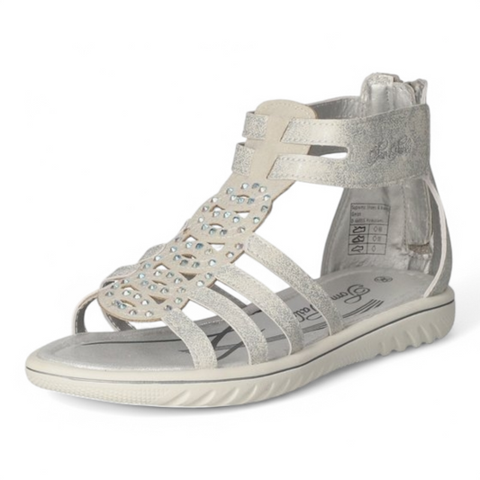 Tom Tailor Sandale Mädchen mit Klettverschluss Silber