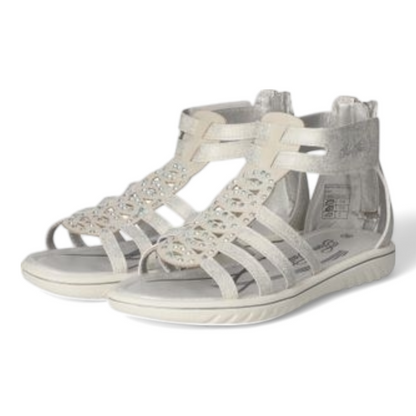 Tom Tailor Sandale Mädchen mit Klettverschluss Silber