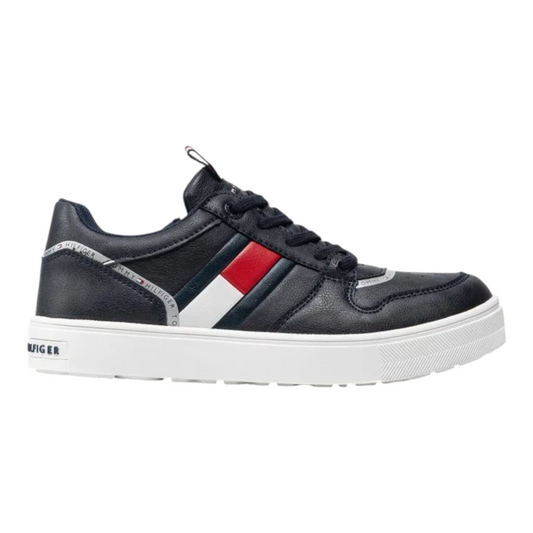 Tommy Hilfiger Sneaker Unsisex mit Reißverschluss Blue Lace Up