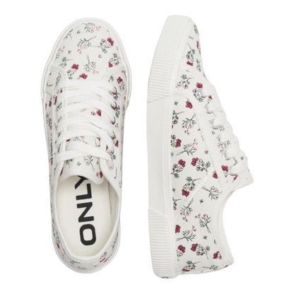 Only Sneaker Mädchen Blumenprint Stoff
