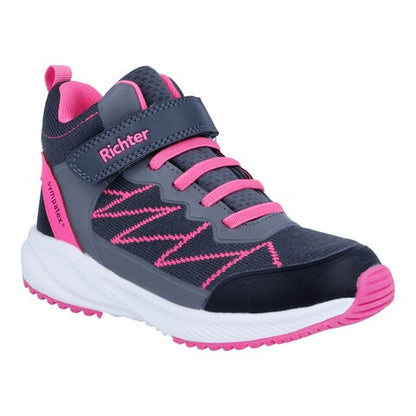 Richter Highsneaker Mädchen Black/Pink Textmembran Klettverschluss