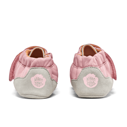Affenzahn Krabbelschuh Mädchen mit Klettverschluss Rosa Größen 18/19 bis 20/21 Crawly Koala