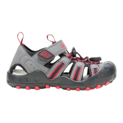 Kamik Trekkingsandale Jungen mit Klettverschluss Grau Größen 22-39