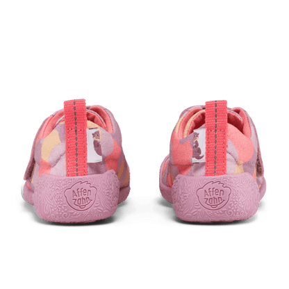 Affenzahn Barfußschuh Prewalker Mädchen mit Klettverschluss Rosa Größe 21