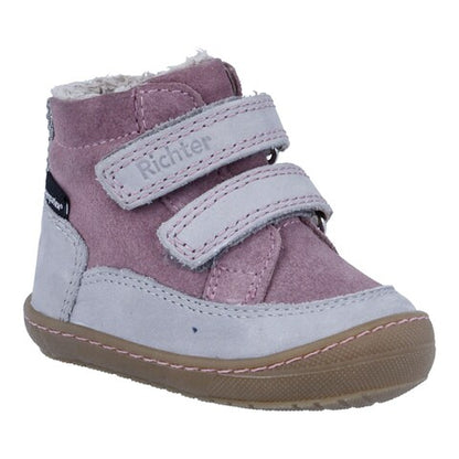 Richter Highsneaker Mädchen Iron/Mauve mit Klettverschluss Fütterung