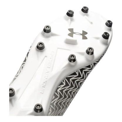 Under Armour Fußball Sneaker White/Black UA CF FORCE 3.0 FG JR