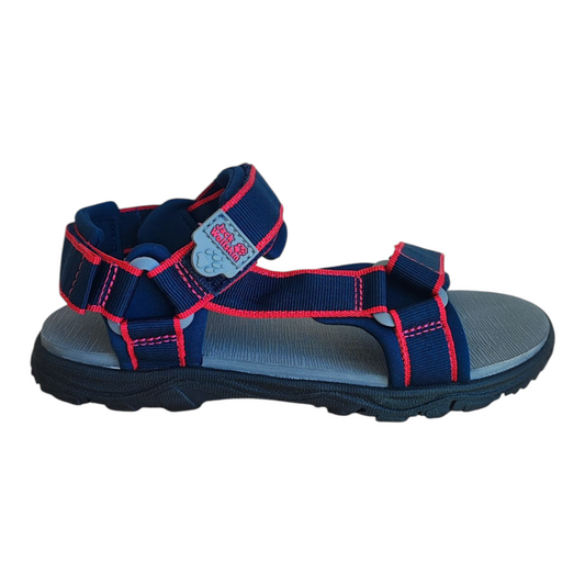 Jack Wolfskin Trekking Sandale Mädchen mit Klettverschluss Größe 35