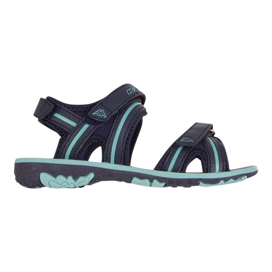 Kappa Sandale Mädchen mit Klettverschluss Navy/Mint Größe 28 Breezy