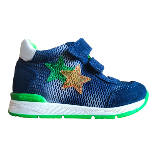 Falcotto Sneaker Unisex Blau mit Klettverschluss