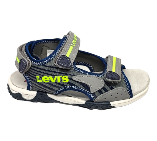 Levis Sandale Jungen mit Klettverschluss Grau