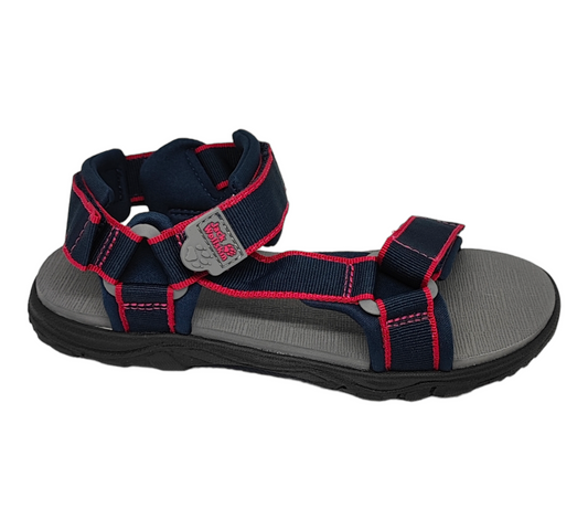 Jack Wolfskin Kinder Trekking Sandale Mädchen mit Klettverschluss Größe 35