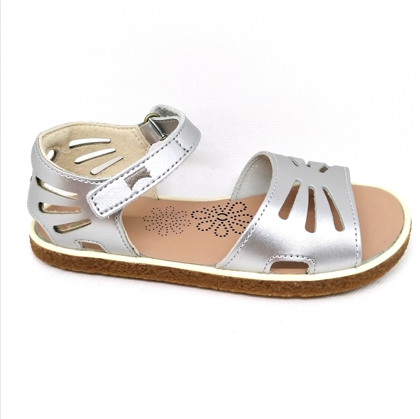 CAMPER Kinder Sandale in Leder mit Klettverschluss